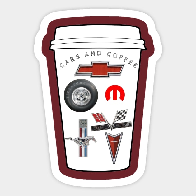 CARS AND COFFEE Sticker by Cult Classics